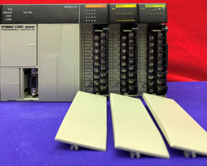 Omron Sysmac PLC CQM1-CPU41-V1 / PA203 OCH OC221 / OD212-modules programmeerbaar 