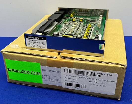 TOSHIBA V5-TEMP-8N-CS1 TEMP MODULE PROCES CONTROLLER VER. 103 SPUITGIETEN