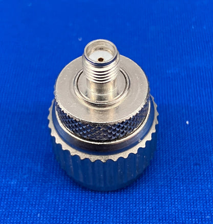 ADAPTER COAXIAL CONNECTOR N PLUG, MALE PIN TO SMA JACK, FEMALE SOCKET 50 OHMS
