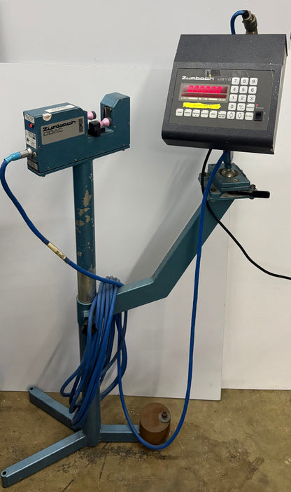 ZUMBACH LASER MEASUREMENT UNIT ODAC 16J HEAD & USYS 10 DISPLAY INTERFACE - PARTS