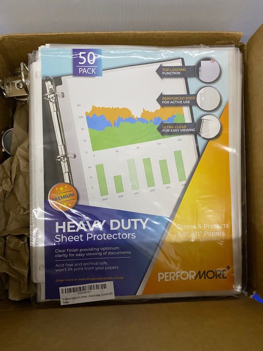 OLMAGRING11D3P10 MAGNETIC 3 RING BINDER MECHANISM 1-10 PK W/ 1 PK PROTECTORS