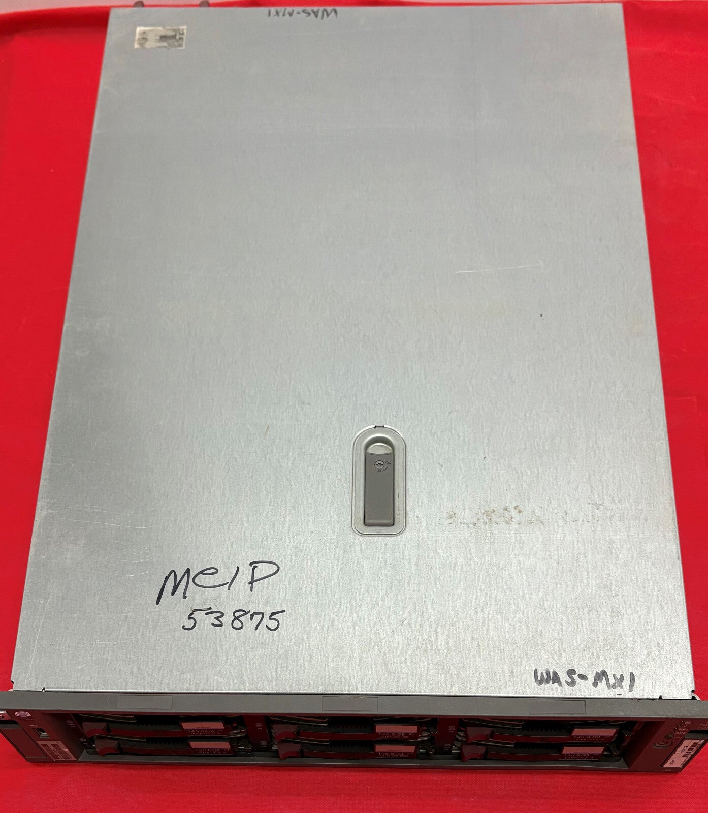 HP PROLIANT DL380 6 SLOT FOR HD 6 GB HOT SWAP - NO HD - NO MEMORY - PARTS/REPAIR