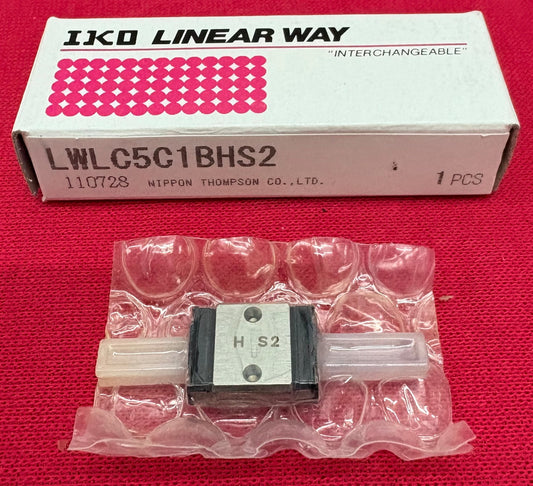 IKO LWLC5C1BHS2 MINIATURE LINEAR GUIDE BLOCK SHORT TYPE (NO RAIL INCLUDED)