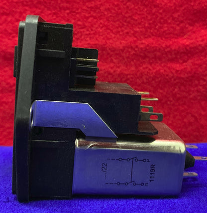 QTY 19  SCHAFFNER 11B3359 FN389B-4-22 VERSATILE SINGLE PHASE POWER ENTRY MODULES