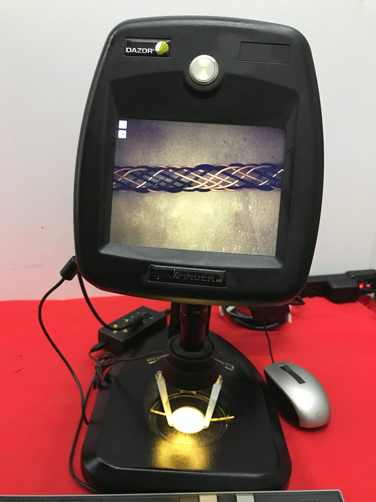 DAZOR HD-V1-SB1-LRS1 SPECKFINDER HD DIGITAL MICROSCOPE VISION SYSTEM 0.5X-2x