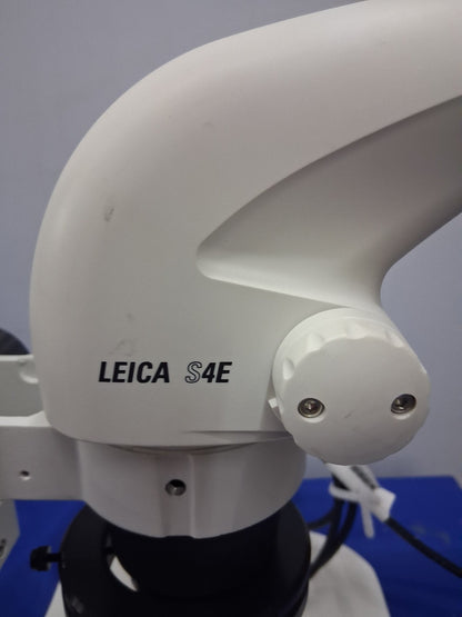 LEICA S4E STEREO ZOOM MICROSCOPE 6.3 -30 X MAGNIFICATION WITH STAND & LED LIGHT
