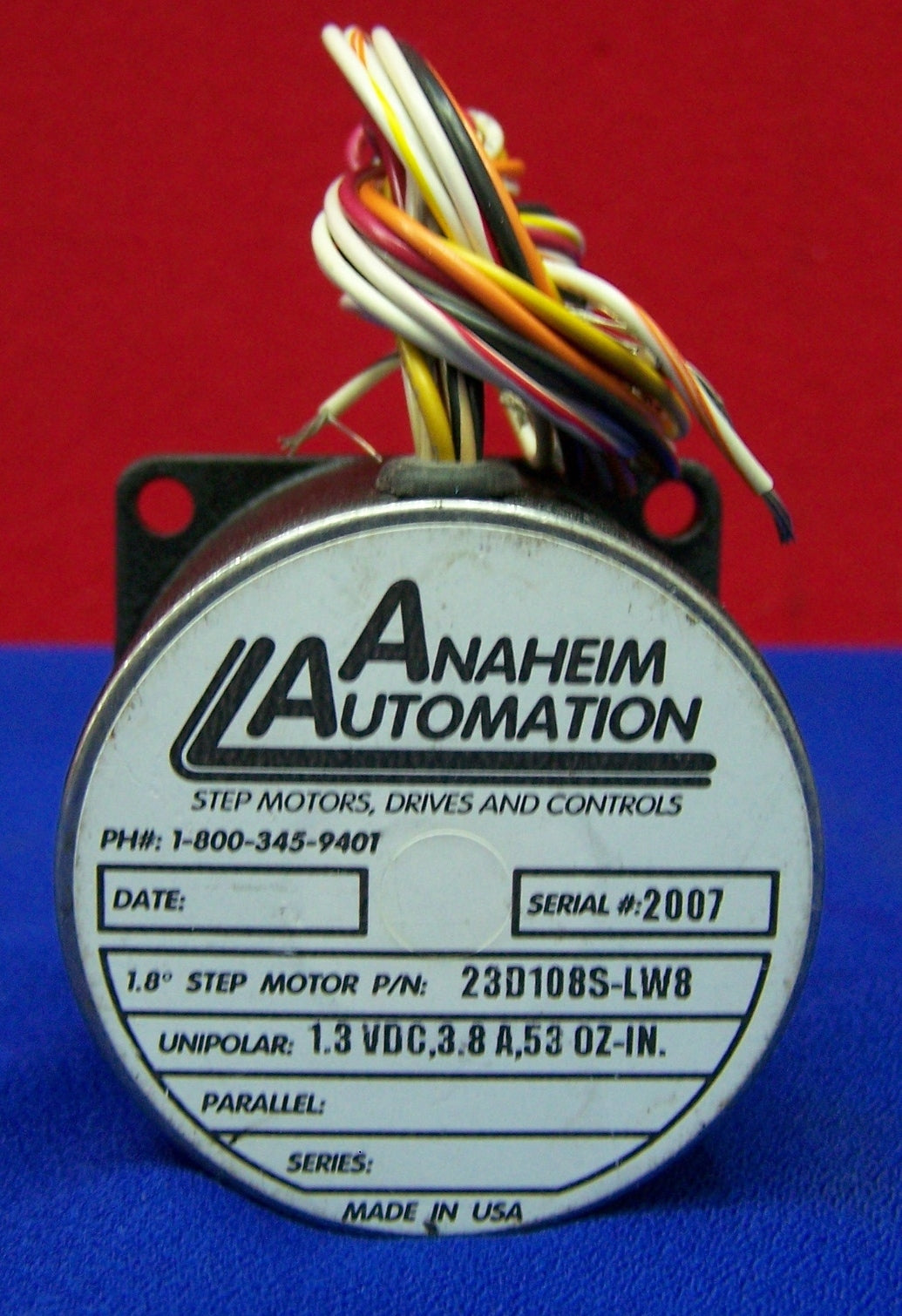 MOTORE PASSO-PASSO ANAHEIM AUTOMATION 23D108S-LW8