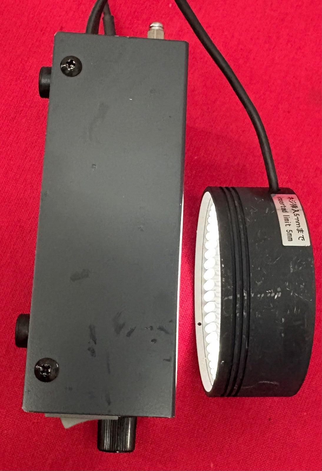 OMRON CCS PSB-524V ANALOG CONTROL UNIT w/ LED RING CONTINUOUS LIGHT