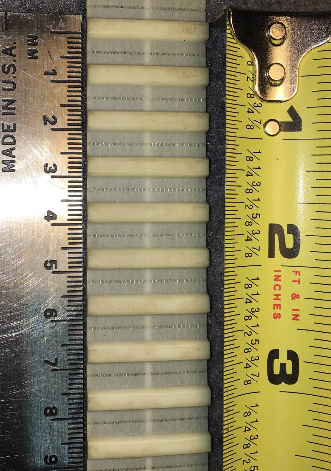 Menge 2 - Zahnriemen aus Polyurethan - jeweils ca. 26 Fuß lang 