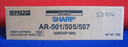 SHARP AR-501/505/507 CARTUCCIA TONER NERA (GRUPPO 500) NUOVA IN SCATOLA