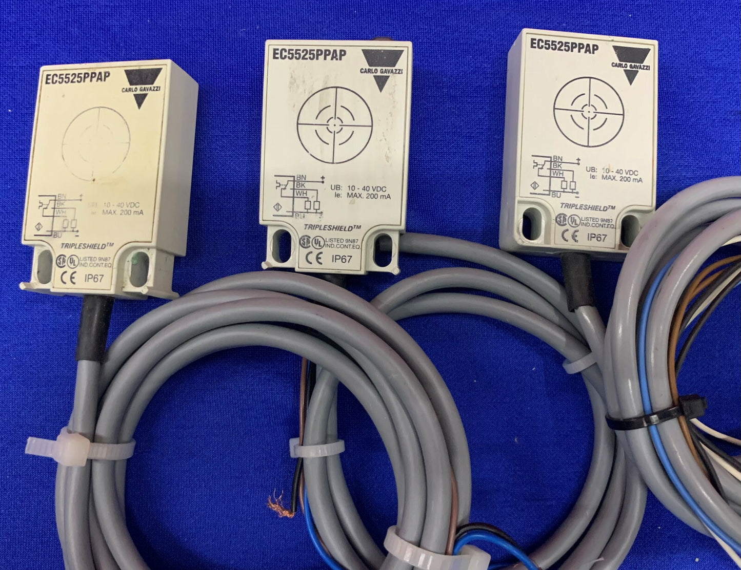 Carlo Gavazzi 静電容量式近接センサー EC5525PPAP 10-40 VDC 3個セット
