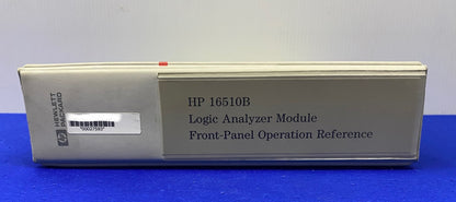 HP Hewlett Packard 16510B LOGIC ANALYZER MODULE FRONT-PANEL OPERATION REF MANUAL