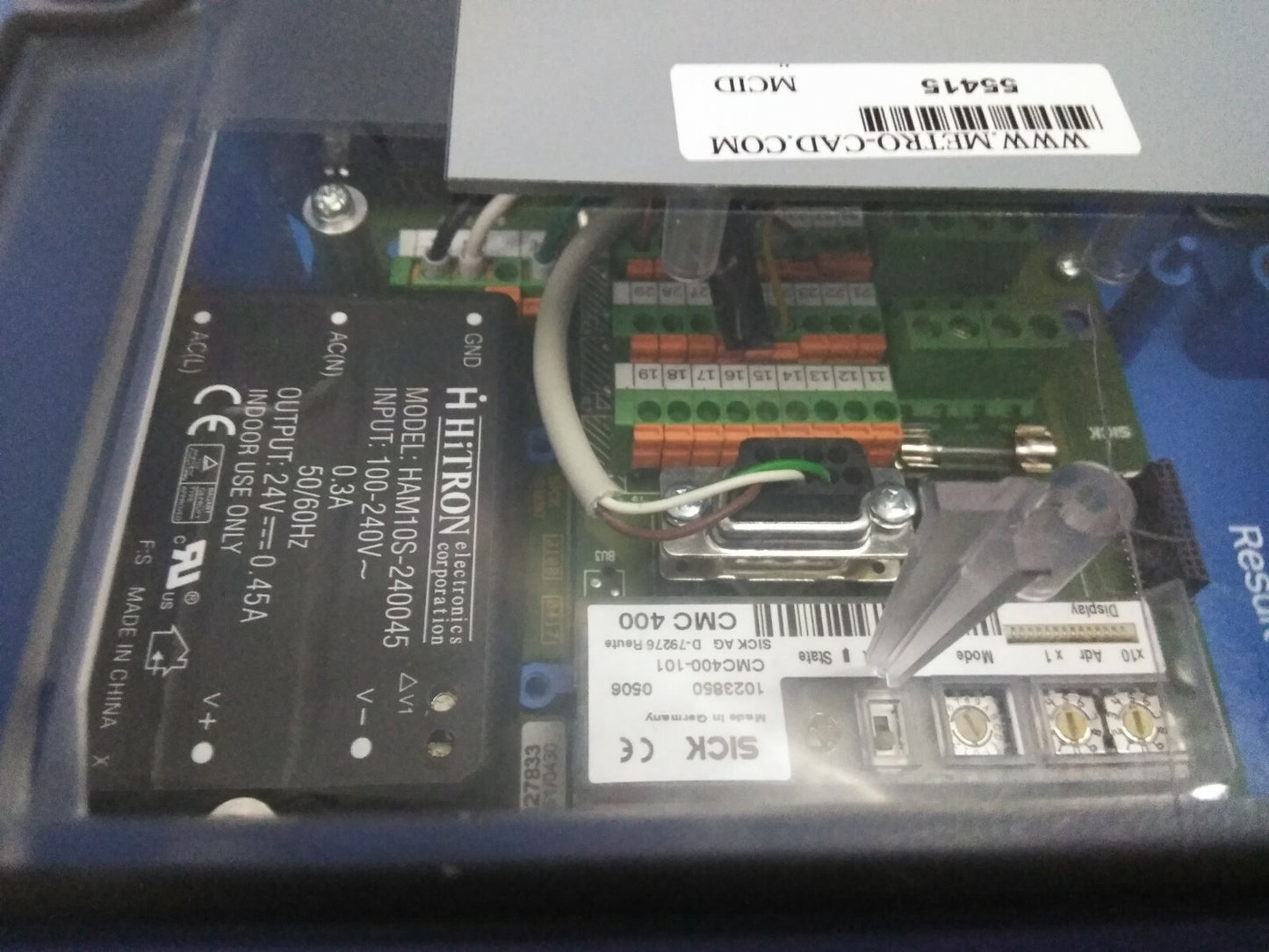 SICK バーコードスキャナ CLV420-0010 &amp; モデル CDM420-0102 インターフェース/コントロールユニット