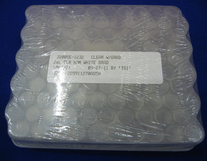 COLE-PARMER 98722-01 バイアル オートサンプラー クリア 新品 100/PK クリア W/GRAD 2mL 