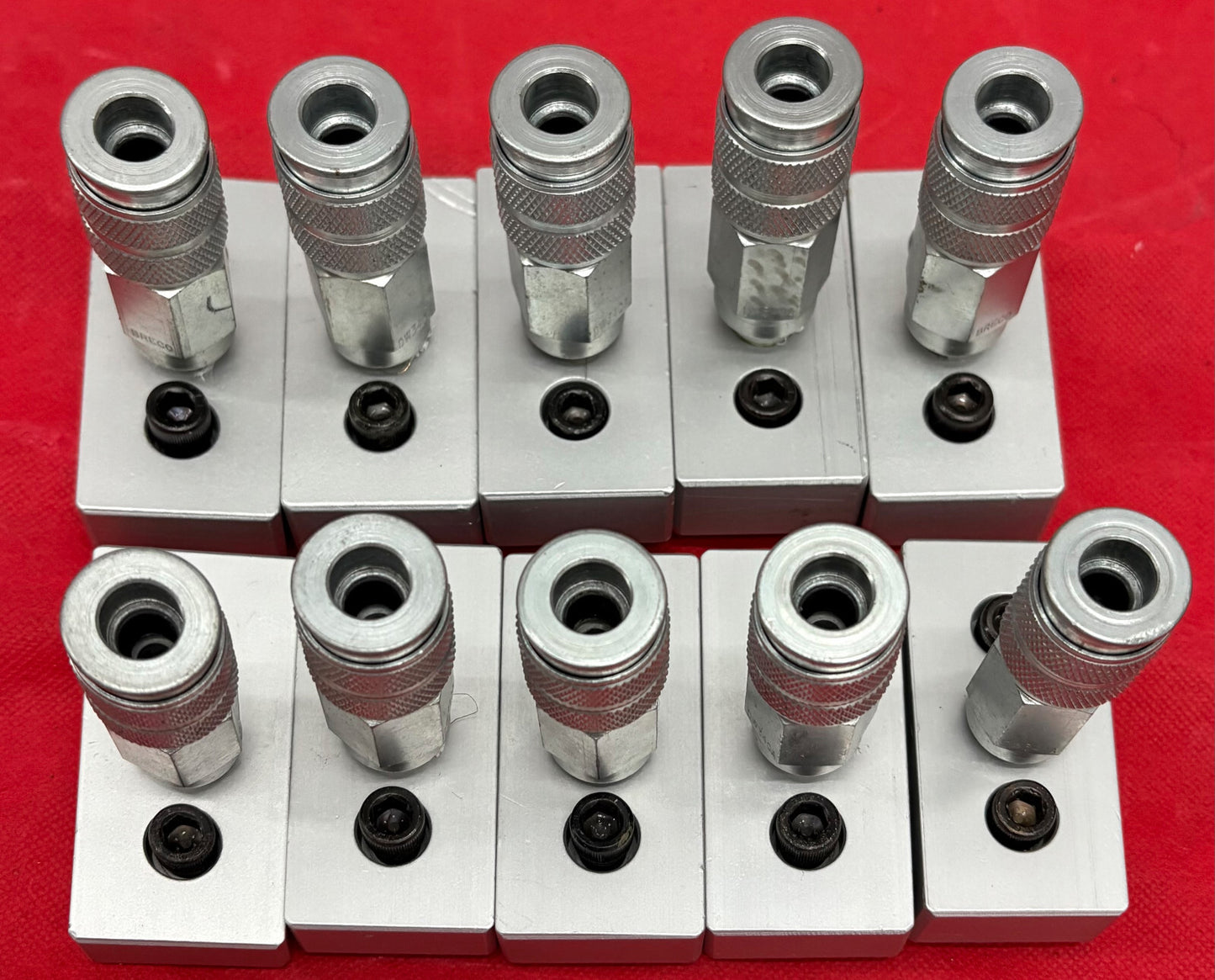 80/20 SERIES 15 2150 3/8” NPT 3-HOLE PRESSURE MANIFOLD PLATE W/ DW340A - QTY 10