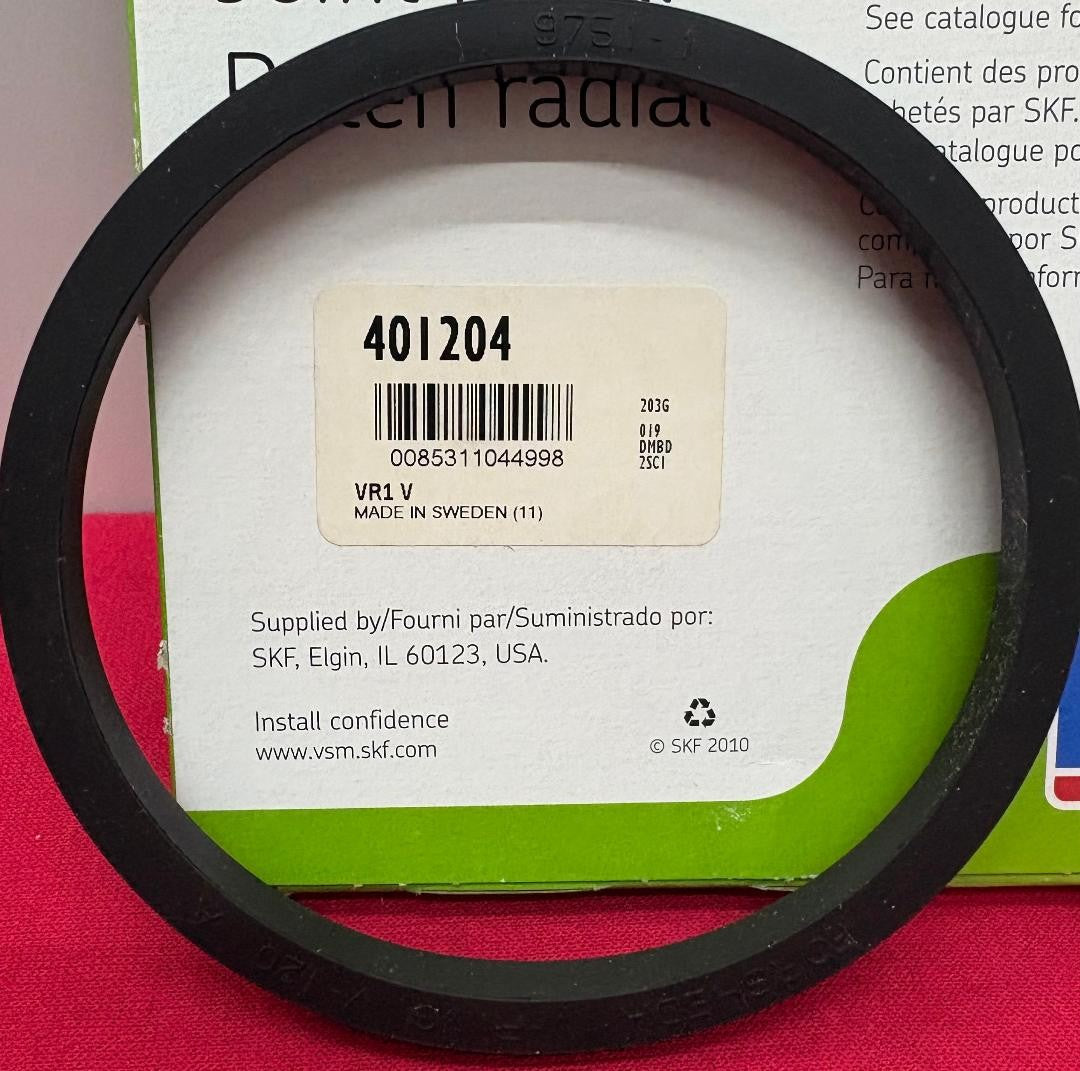 SKF 401204 VR1 V FLUOROCARBON OIL SEAL RUBBER V-RING - 1 LOT QTY 2