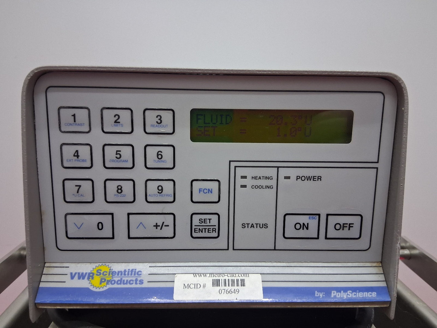 VWR 1127 Heating Immersion Circulator with VWR 13270-675 Water Bath Tank TESTED