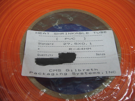 CMS GILBRETH PACKAGING SYSTEMS SCHRUMPFSCHLAUCH 27,5X0,1 R-44HM PVC