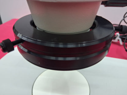 USED MMBT TS-NL Track Stand LED Stereo Microscope 8-50x Magnificaiton