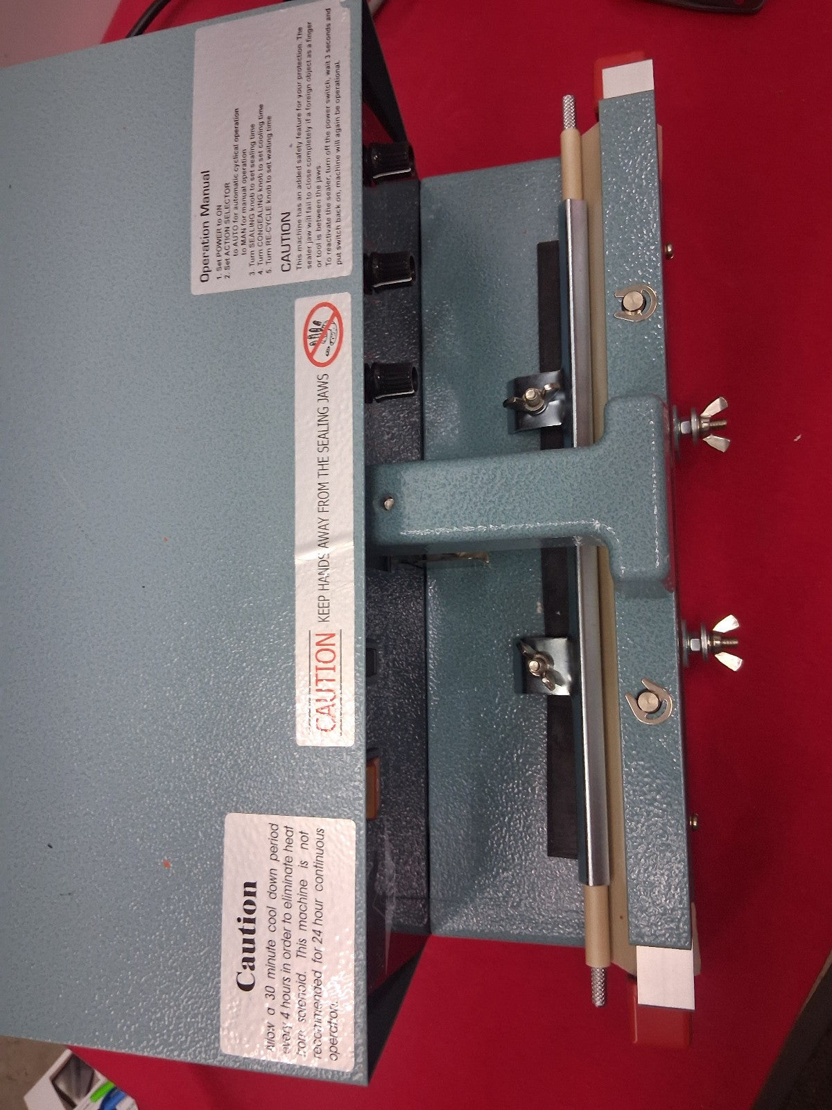 AIE-305A1 AIE-305AI 14" Automatic Impulse Sealer Heat Heavy Duty Tabletop +Pedal