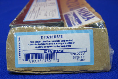 BALASTRO ADVANCE OPTANIUM IOPA-1P32-SC DE 120 V A 277 V IOPA1P32SC (1) F32T8 RS/IS