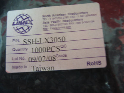 LUMES LED ブッシング SSH-LX3050スルーホール LED 保持ブッシング 3mm LED