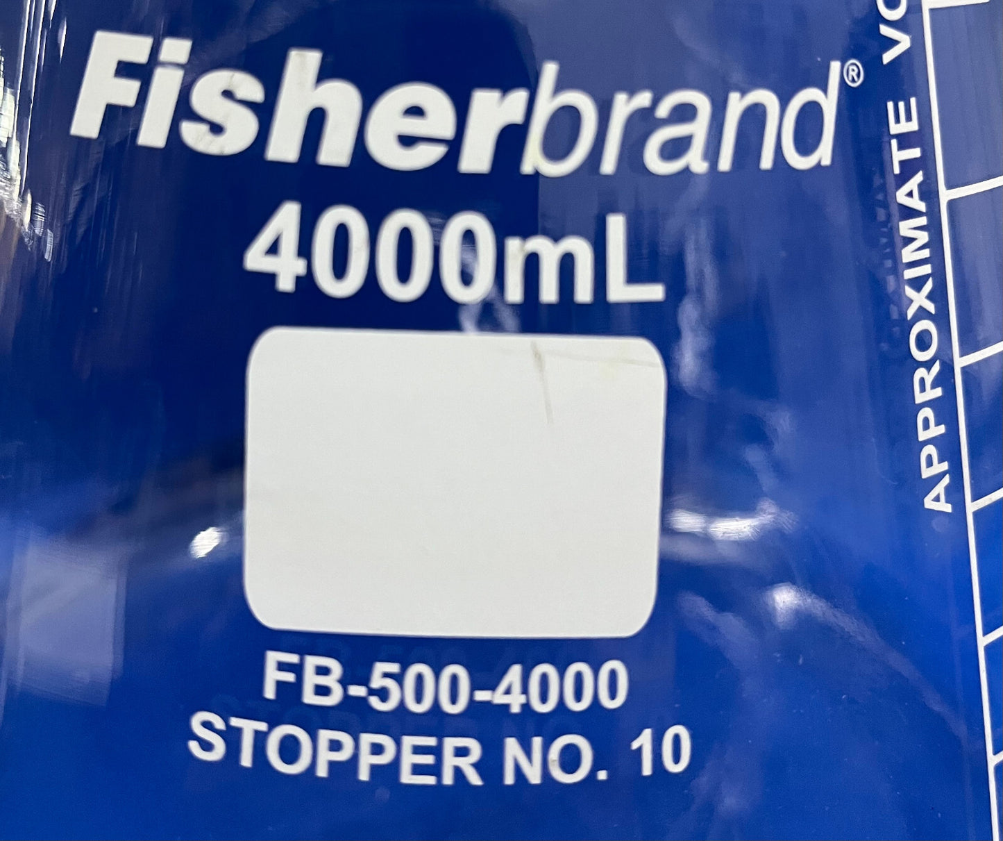 FISHERBRAND FB-500-4000 BICCHIERE ERLENMEYER 4000mL STRETTO - QTY 2