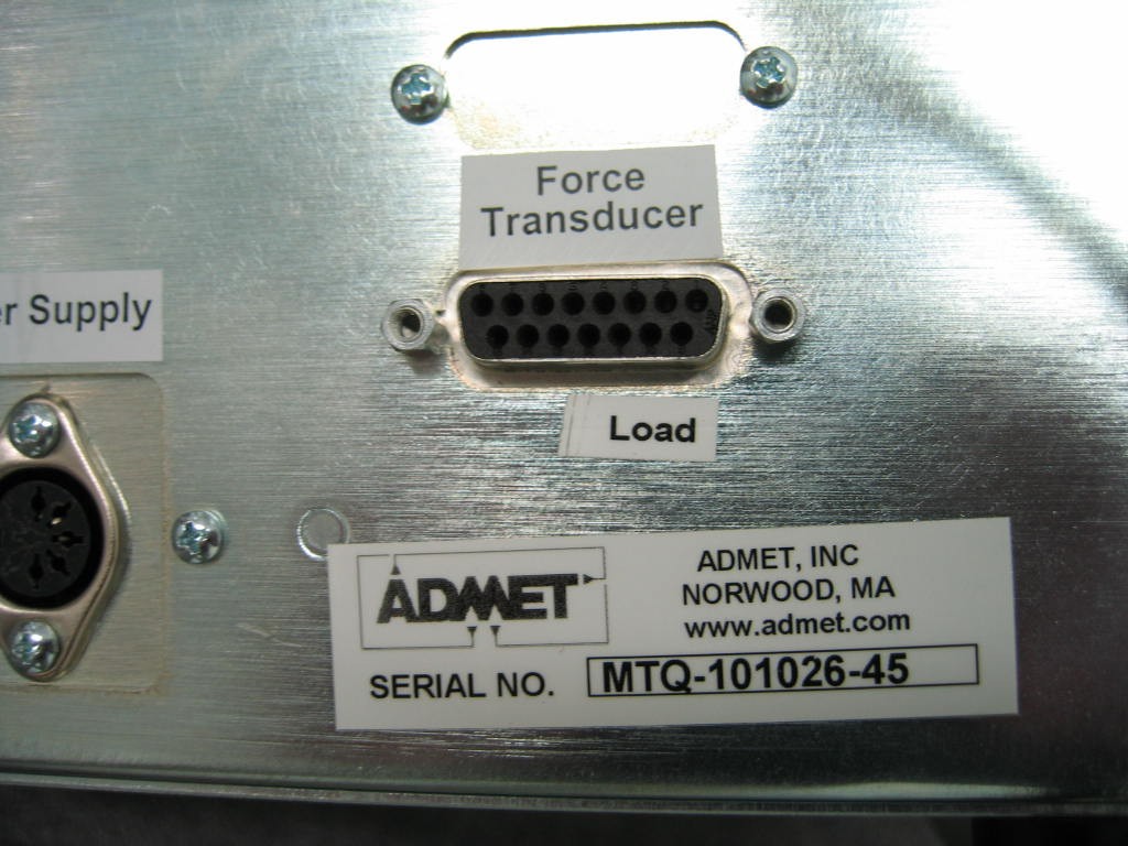 ADMET MTQ M TEST QUATTRO CONTROL UNIT CROSSHEAD TEST HEAD FOR PARTS REPAIR