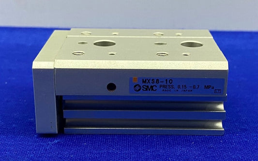 SMC MXS8-10 CYL SLIDE TABLE DUAL ROD PRESS. 0.15 - 0.7 MPa