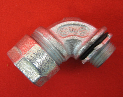 CODO HERMÉTICO A LÍQUIDO DE 90 GRADOS Y 1/2 PULGADA GEDNEY DE OZ, VENDIDO EN 1 LOTE DE CANTIDAD 9