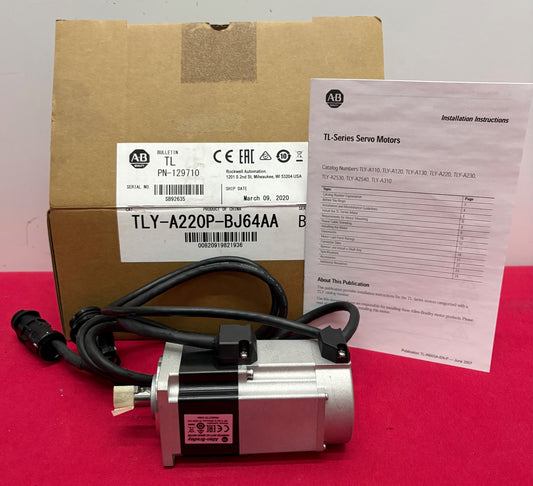 AB ALLEN BRADLEY TLY SERVO MOTOR TLY-A220P-BJ64AA SER B PN-129710 5000 RPM