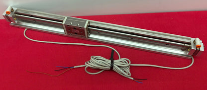 SMC LONG STROKE 300mm AIR PNEUMATIC SLIDE TABLE MXY8-300 Boro 8mm w/ 2 SMC D-M9N