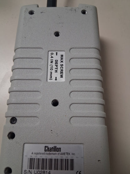 Chatillon Ametek DFS-050 Digital Force Gauge Load Cell  50 lbf w Hard Case Tips