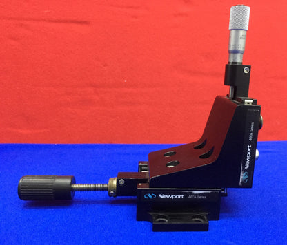 NEWPORT 460A 2 AXIS (X &Y) LINEAR TRANSITION STAGE M-460A-XY Micrometers
