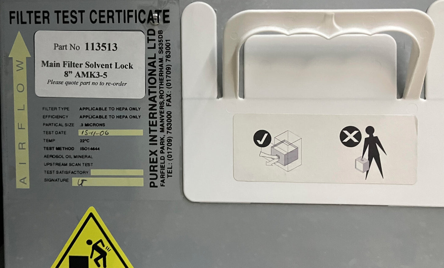 SISTEMA DI ESTRAZIONE FUMI PORTATILE PUREX LASEREX LX INKJET 400 0AL4106 PARTI/RIPARAZIONE
