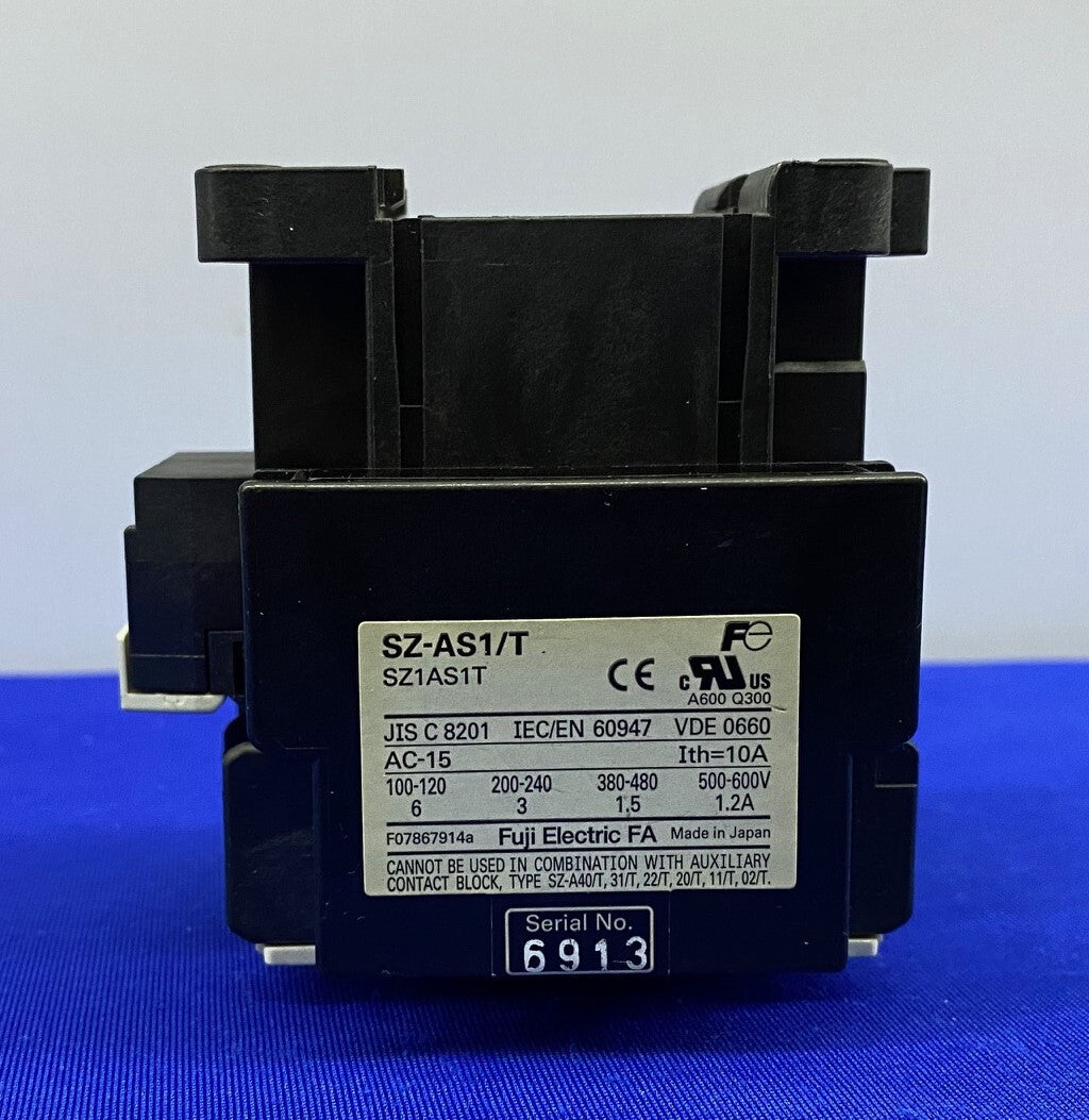 FUJI ELECTRIC SC-E04 CONTACTOR & SZ-AS1/T / SZ1AS1T AUXILIARY CONTACT