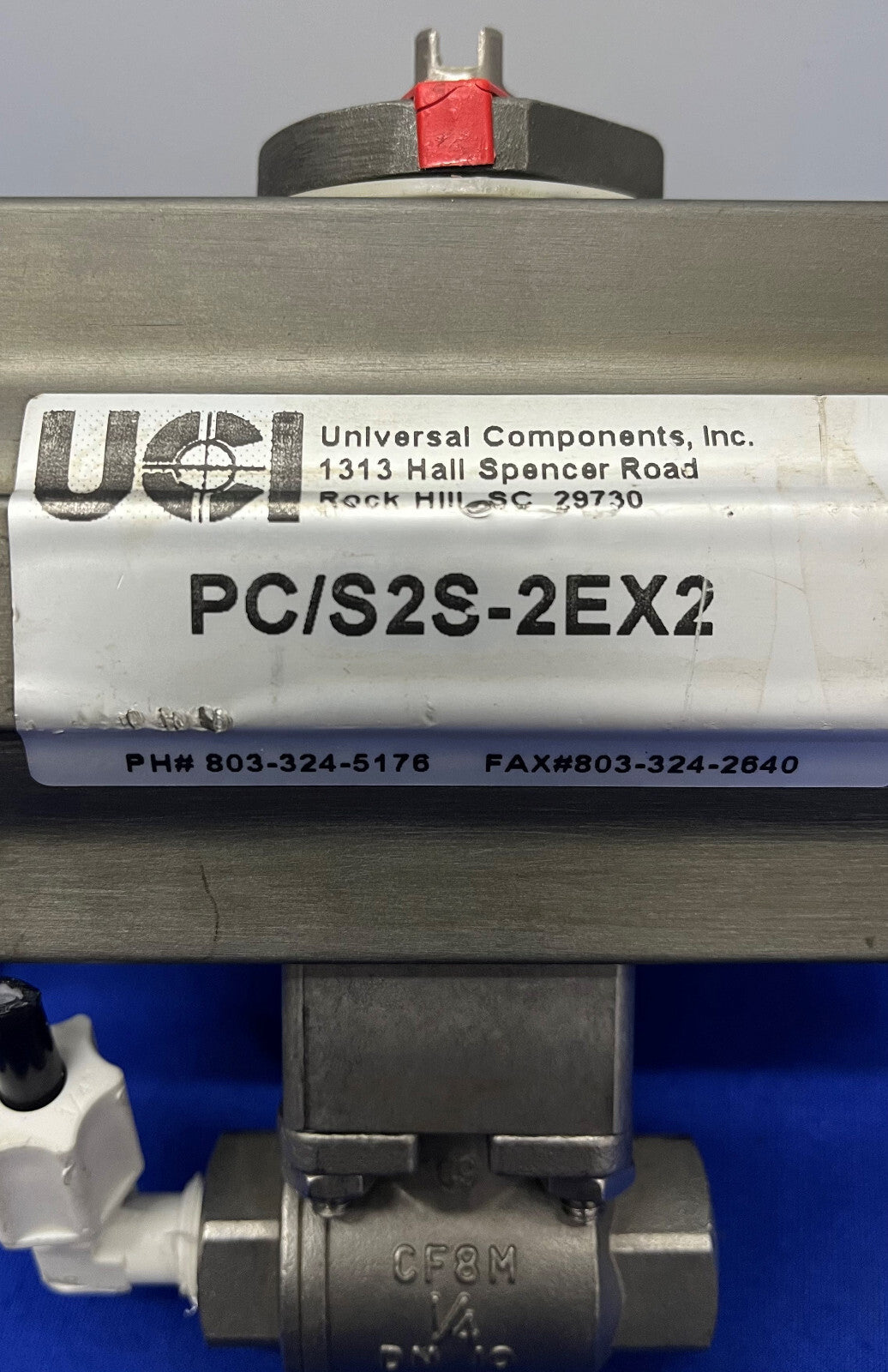 UNIVERSELE COMPONENTEN PC/S2S-2EX2 AANGEDREVEN KLEP met N4S-EX2 - LOT VAN 2