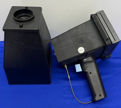 POLAROID GELCAM COPAL ROOD SLUITER met EP-H7 0.7x ELEKTROFORESEKAP 