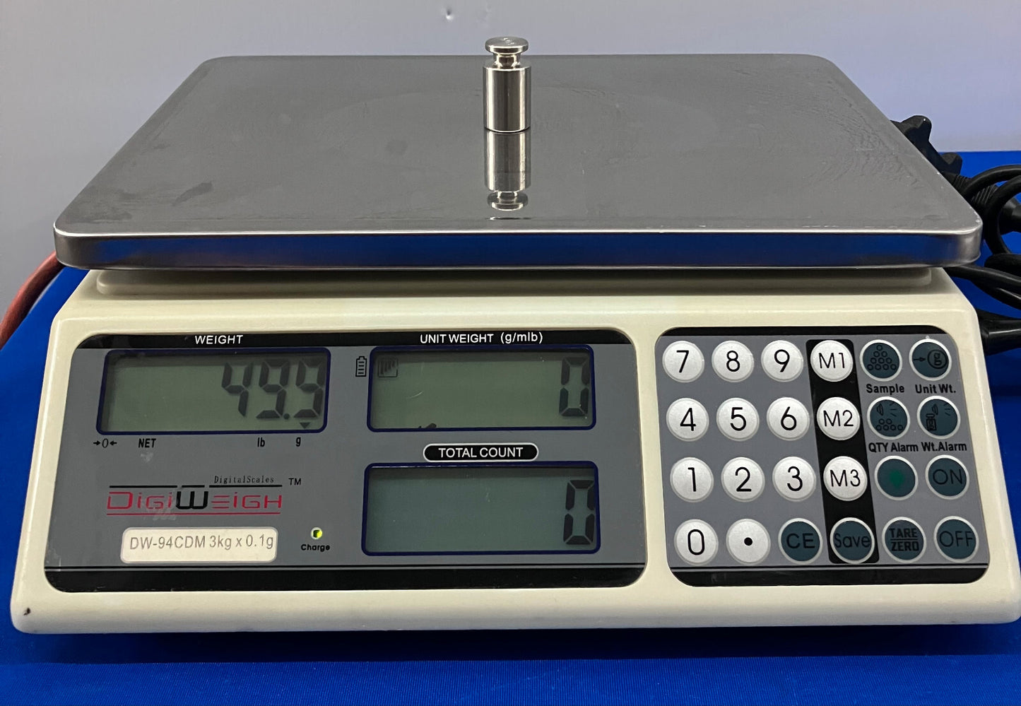 DIGIWIEGH ™ DW-94CDM 精密スケール 3KG x .1G
