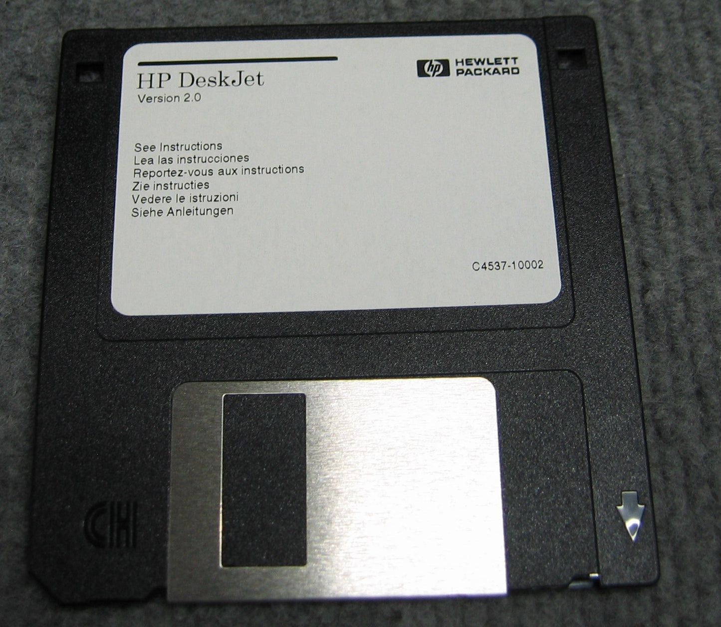 KIT DE NETTOYAGE D'ALIMENTATION PAPIER HEWLETT PACKARD HP C4537-80027 AVEC DISQUE HP DESK JET