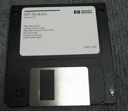 KIT DE NETTOYAGE D'ALIMENTATION PAPIER HEWLETT PACKARD HP C4537-80027 AVEC DISQUE HP DESK JET
