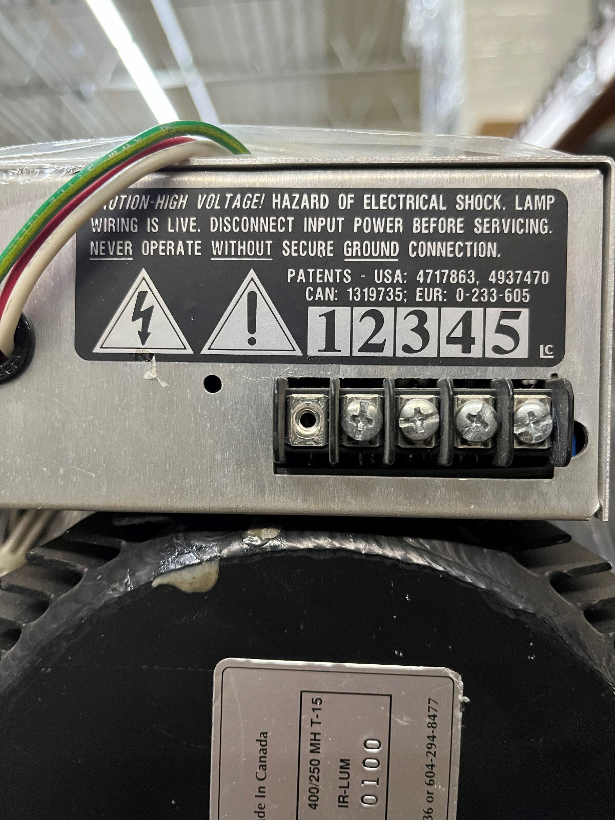 BARRE LUMINEUSE RONDE IR-LUM MERCRON IRDIS MODÈLE HX400/120