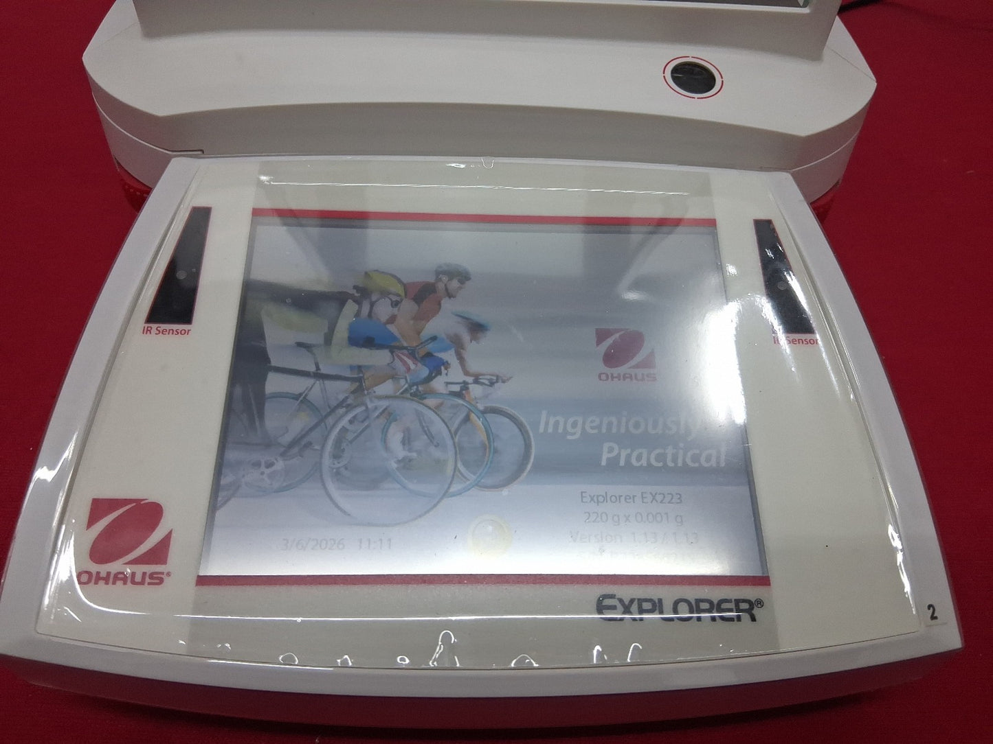 OHAUS EXPLORER EX223 PRECISION BALANCE 220G X 0.001G 5.1" DRAFT SHIELD