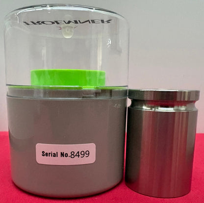 TROEMNER 2LB PRECISION CYLINDRICAL WEIGHT w/ CASE CL 5 STAINLESS STEEL