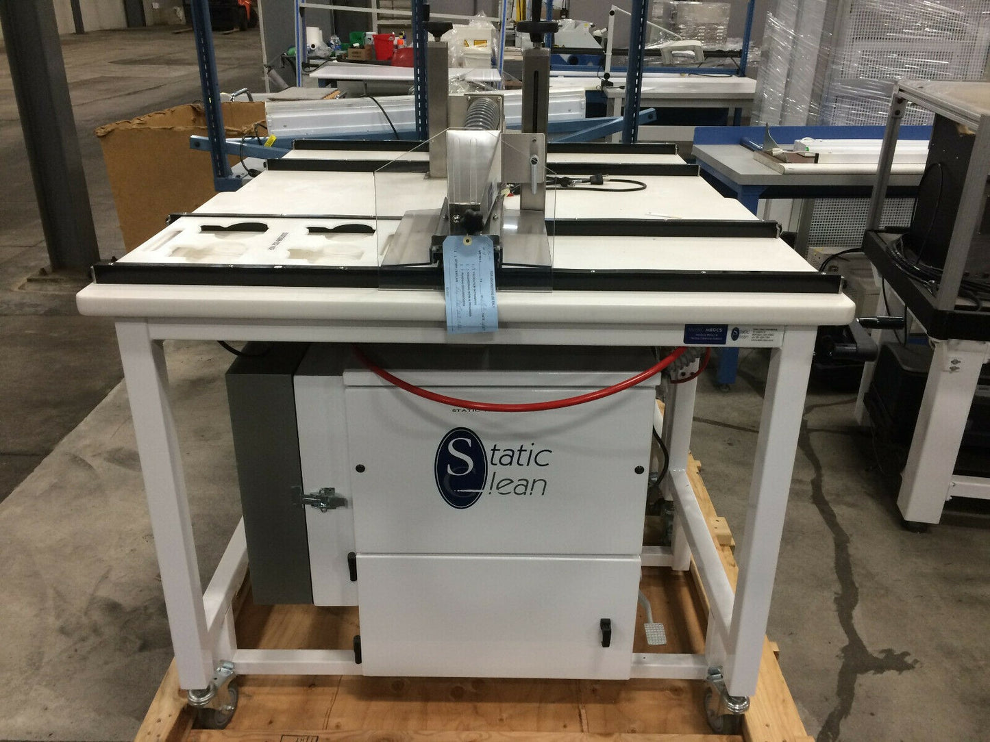 STATIC CLEAN WEB VAC STATIC Removal Medical Cleaning Station Hepa Filter Station