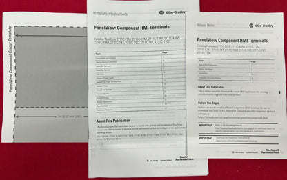 Allen-Bradley AB PANELVIEW C600 TOUCH SCREEN 2711C-T6C SER C REV A  PARTS/REPAIR
