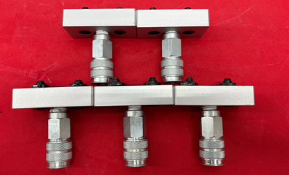 80/20 SERIES 15 2150 3/8” NPT 3-HOLE PRESSURE MANIFOLD PLATE W/ DW340A - QTY 5