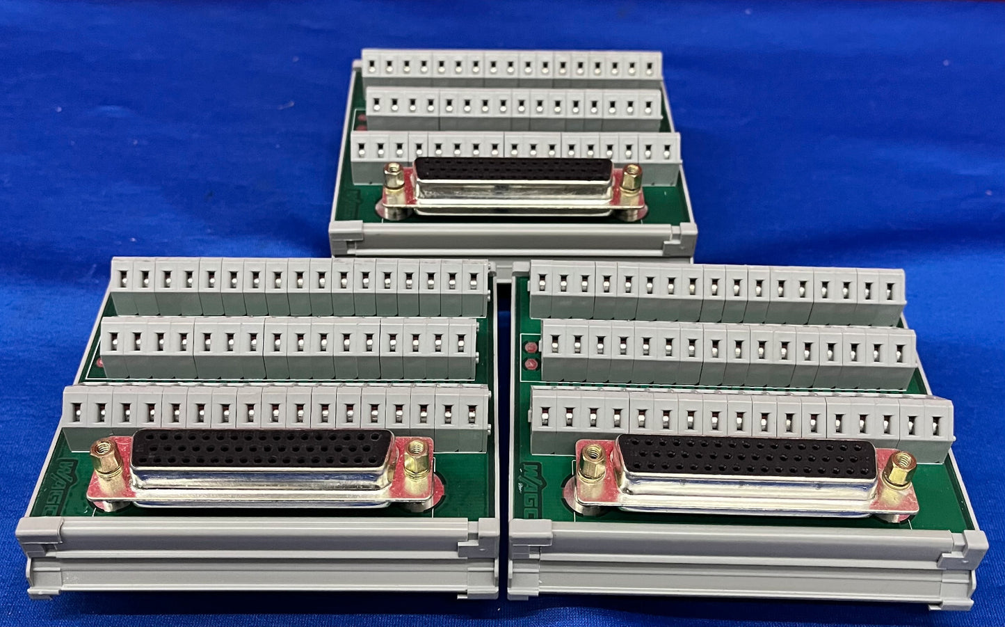 1 ロット数量 3 - WAGO 50 ピン DIN レール マウント ターミナル ブロック