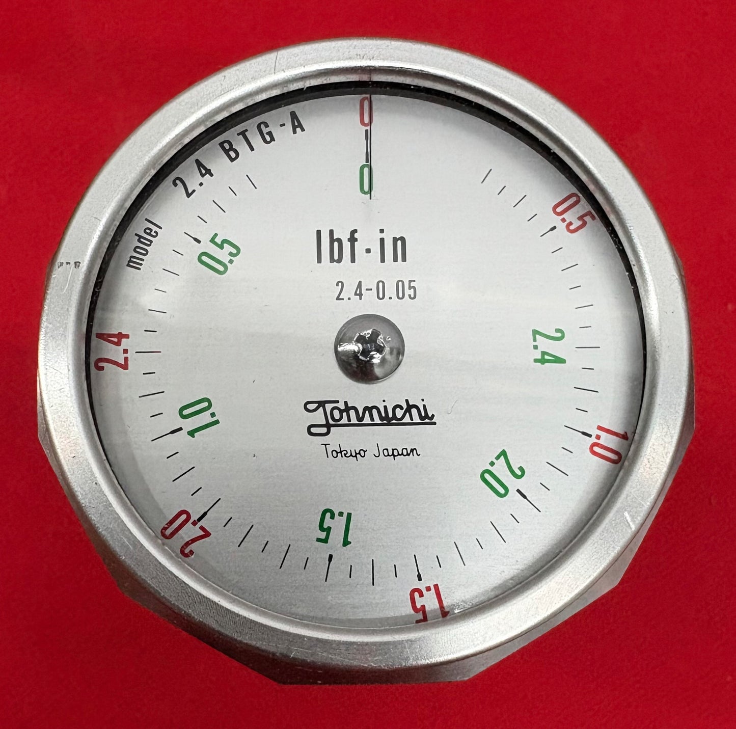 TOHNICHI / MOUNTZ  ATG TORQUE GAUGE 2.4BTG-A / 2.4 BTG-A Ibf-in 2.4-0.05 w/ CASE