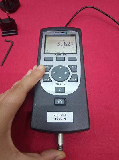 Chatillon DFS2-200 Digital Force Gauge 200 lb -/ 100 kg Load Cell DFSII AMTEK